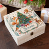 Personalised Woodland Animals Christmas Eve Box