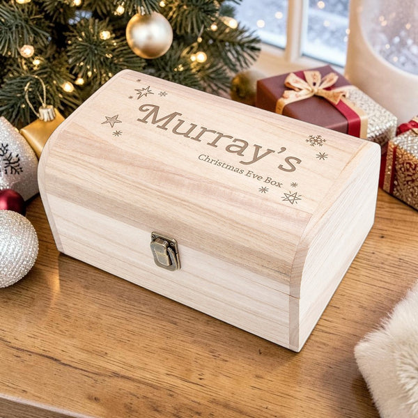 Personalised Starry Night Christmas Eve Chest