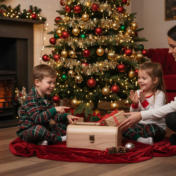 Personalised Starry Night Christmas Eve Chest