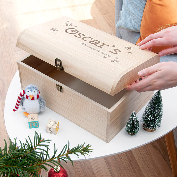 Personalised Starry Night Christmas Eve Chest
