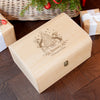 Personalised Festive Penguins Christmas Keepsake Chest