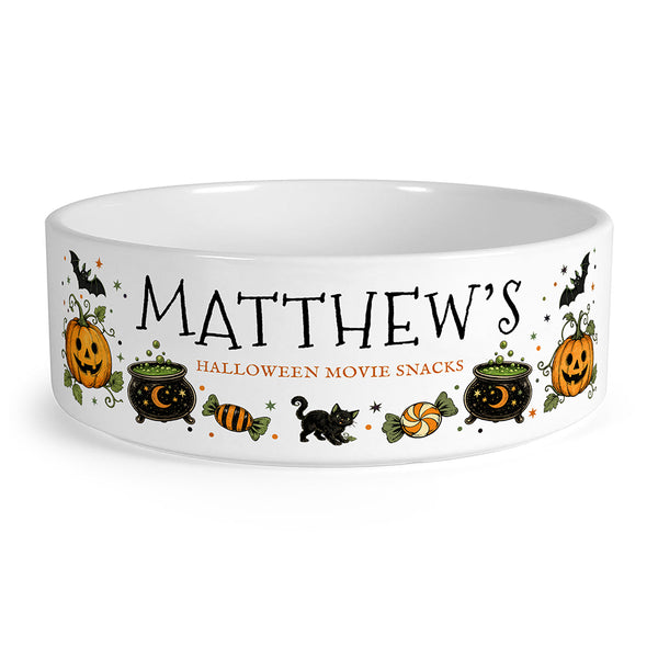 Personalised Halloween Trick or Treat Serving Bowl