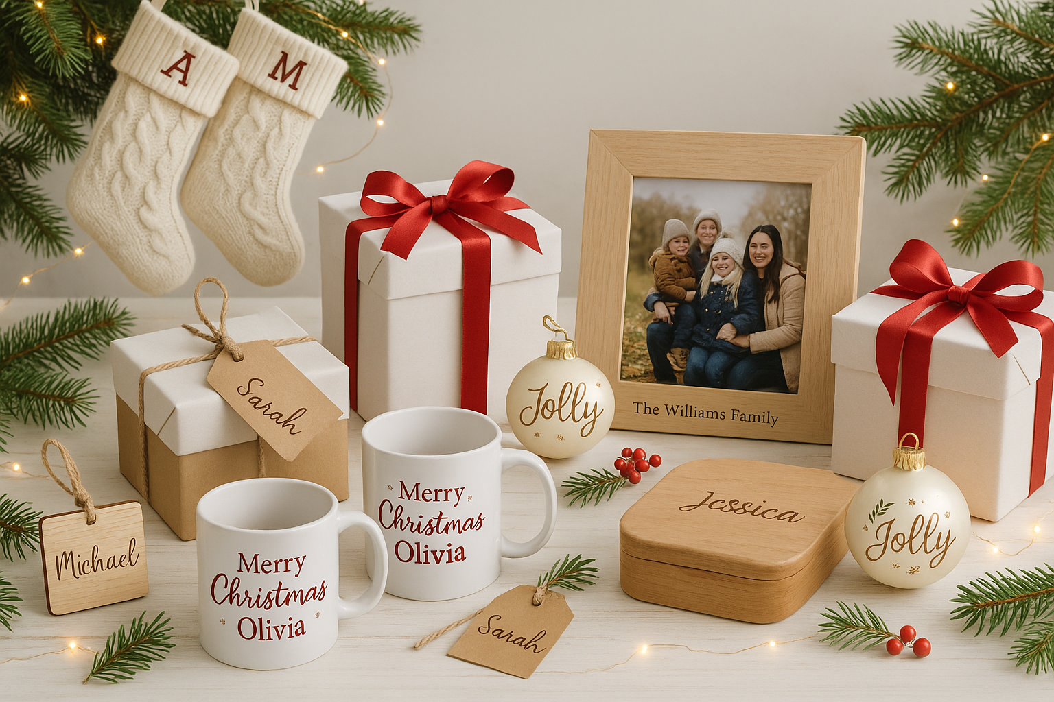 personalised Christmas gifts 