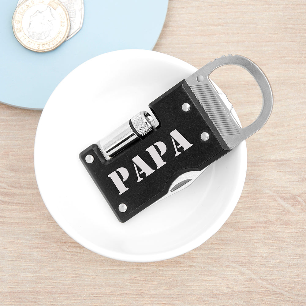 Personalised Dad's Multi-Tool Bottle Opener