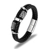 Personalised Men's Celtic Knot Leather Bracelet