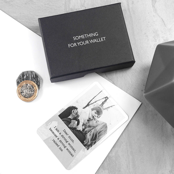 Personalised Mum's Photo Upload Wallet Keepsake