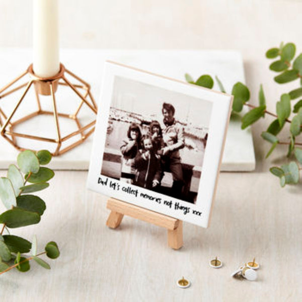 Personalised Ceramic Photo Upload and Mini Easel