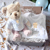 Personalised New to the Jungle Tiger Gift Hamper | Teddy & Baby Vest
