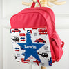 Personalised Kids Transport Themed Rucksack