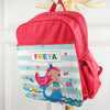 Personalised Girl's Mermaid Mini Rucksack