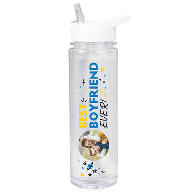 Best Ever Space Photo Upload Water Bottle