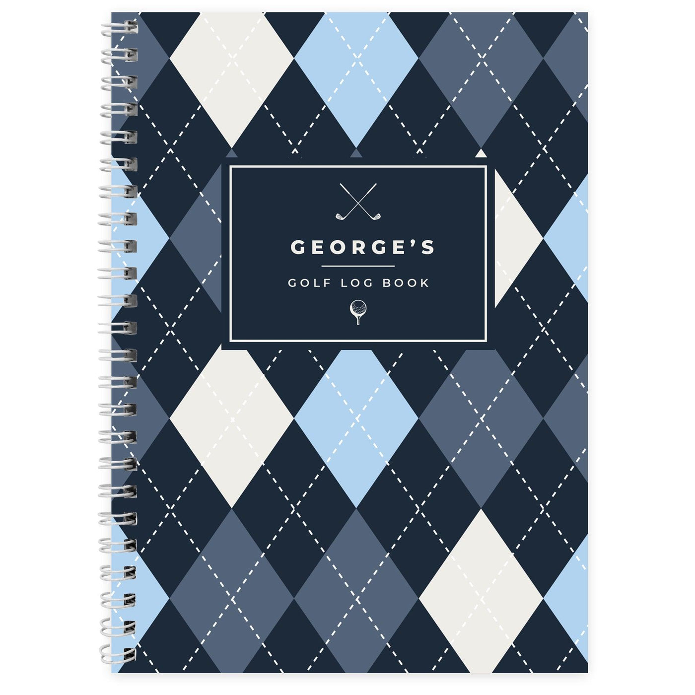 Personalised A5 Golf Log Book - Shop Personalised Gifts