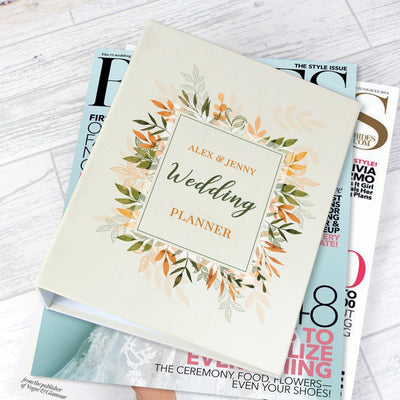 Personalised Autumnal Wedding Planner - Shop Personalised Gifts