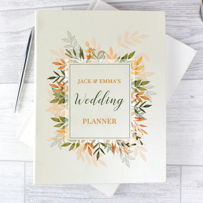 Personalised Autumnal Wedding Planner - Shop Personalised Gifts