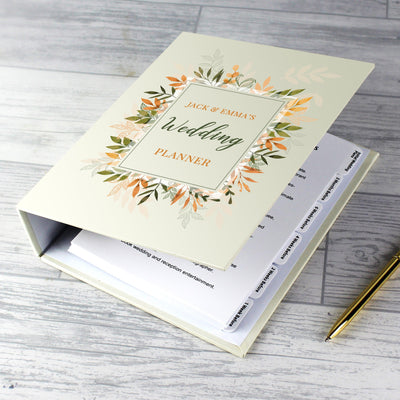 Personalised Autumnal Wedding Planner - Shop Personalised Gifts