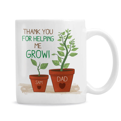 Personalised Helping Me Grow Ceramic Mug - Shop Personalised Gifts