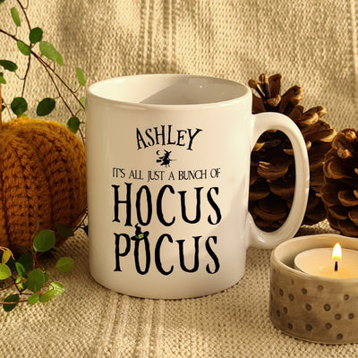 Personalised Halloween Hocus Pocus Ceramic Mug