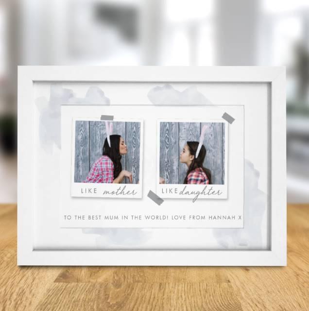 Like Polaroid Photo Upload A4 Framed Print - Shop Personalised Gifts