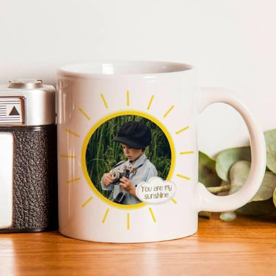 Sunshine Photo Upload Ceramic Mug - Shop Personalised Gifts