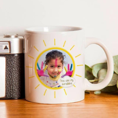 Sunshine Photo Upload Ceramic Mug - Shop Personalised Gifts