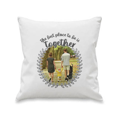 Better Together Photo Upload Filled Cushion - Shop Personalised Gifts