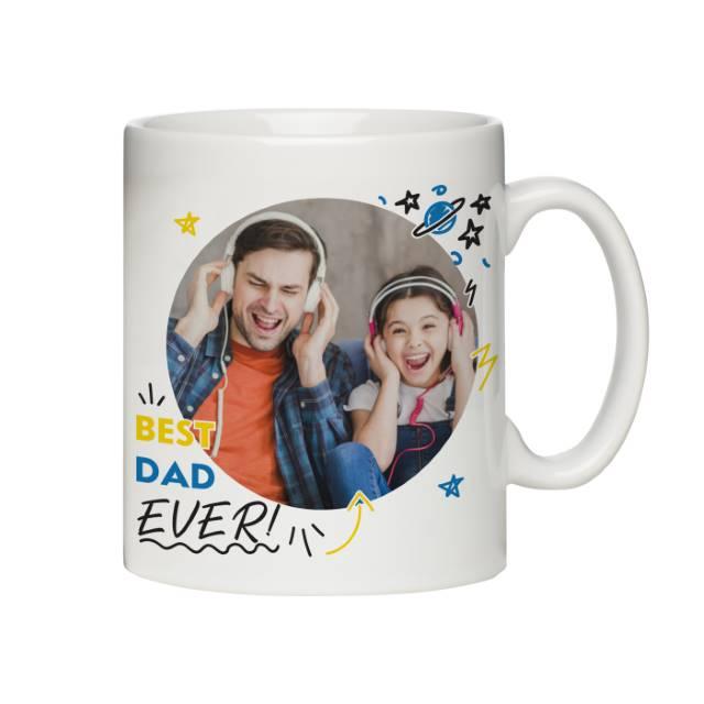 Best Dad Ever Photo Upload Ceramic Mug - Shop Personalised Gifts