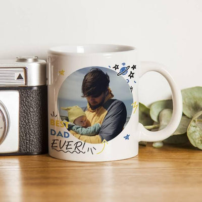 Best Dad Ever Photo Upload Ceramic Mug - Shop Personalised Gifts