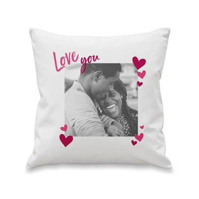 Love You Photo Upload Filled Cushion - Shop Personalised Gifts