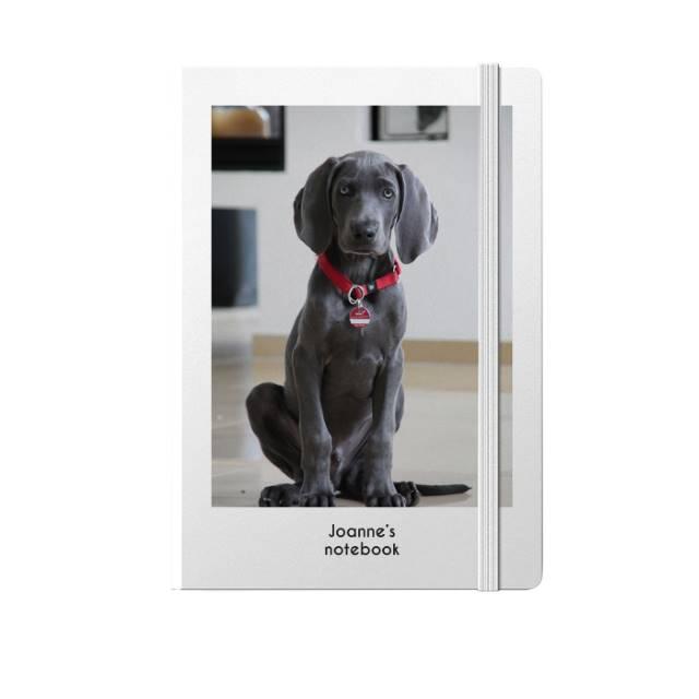 Photo Upload White A5 Notebook - Shop Personalised Gifts
