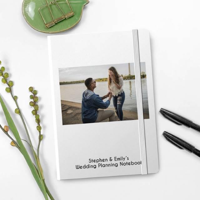 Photo Upload White A5 Notebook - Shop Personalised Gifts