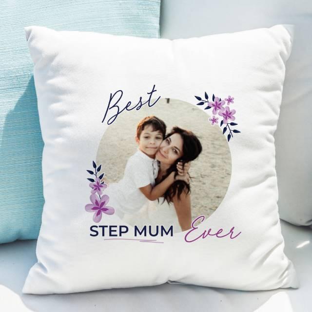 Floral Best Ever Photo Upload Cushion - Shop Personalised Gifts