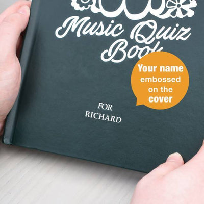 Personalised 1960s Music Quiz Book - Shop Personalised Gifts