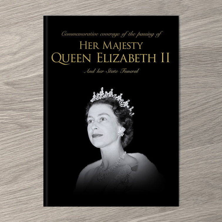 Queen Elizabeth Memorial Newspaper Book - Non Personalised