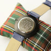 Personalised Architect Mens Minimalist Watch With Admiral Blue Strap & Modern Font - Shop Personalised Gifts
