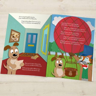 Personalised Around the World Story Book - Shop Personalised Gifts