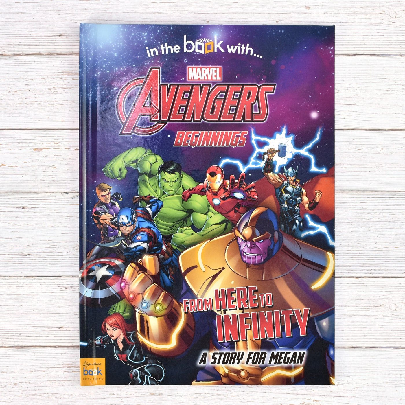 Avengers Beginnings from Here to Infinity Personalised Marvel Story Book - Shop Personalised Gifts