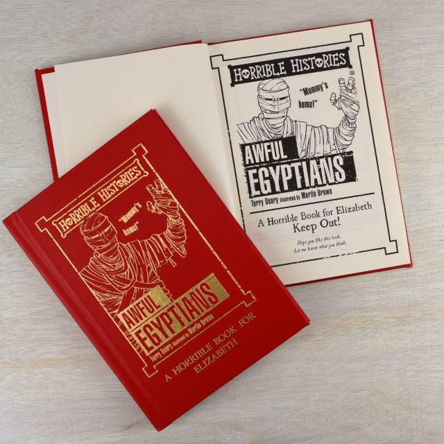 Personalised Horrible Histories Awful Egyptians Book - Shop Personalised Gifts
