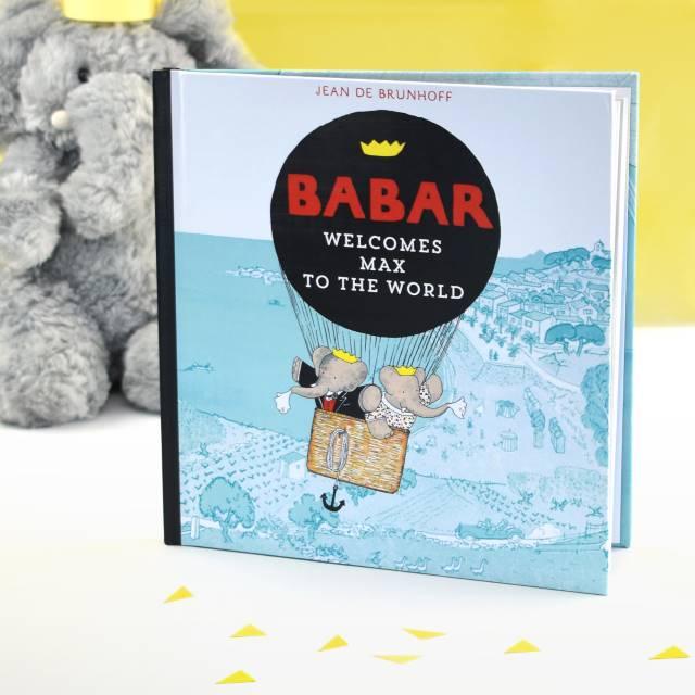 Personalised Babar Welcomes you to the World - Shop Personalised Gifts