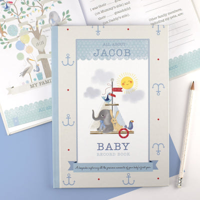 Personalised Baby Record Book - Shop Personalised Gifts