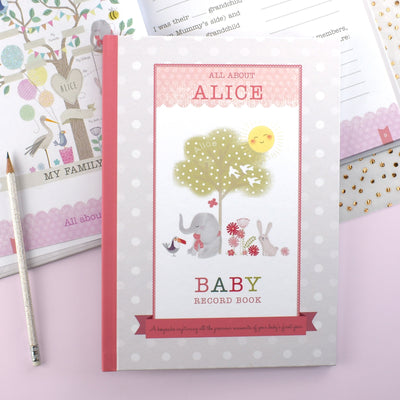 Personalised Baby Record Book - Shop Personalised Gifts