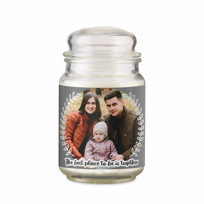 Better Together Photo Upload Wax Candle Jar - Shop Personalised Gifts