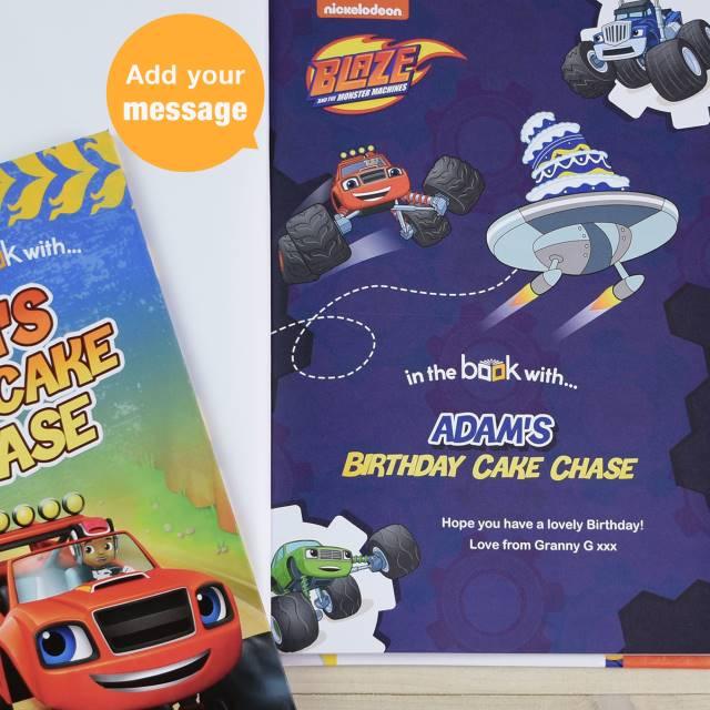 Nickelodeon Blaze and The Monster Machines Birthday Book - Shop Personalised Gifts
