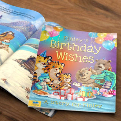 Birthday Wishes Personalised Book - Shop Personalised Gifts