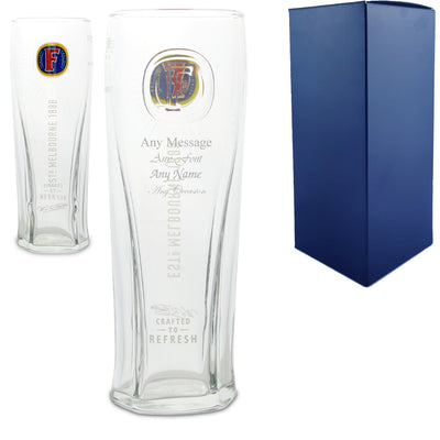 Engraved Fosters Pint Glass Image 1