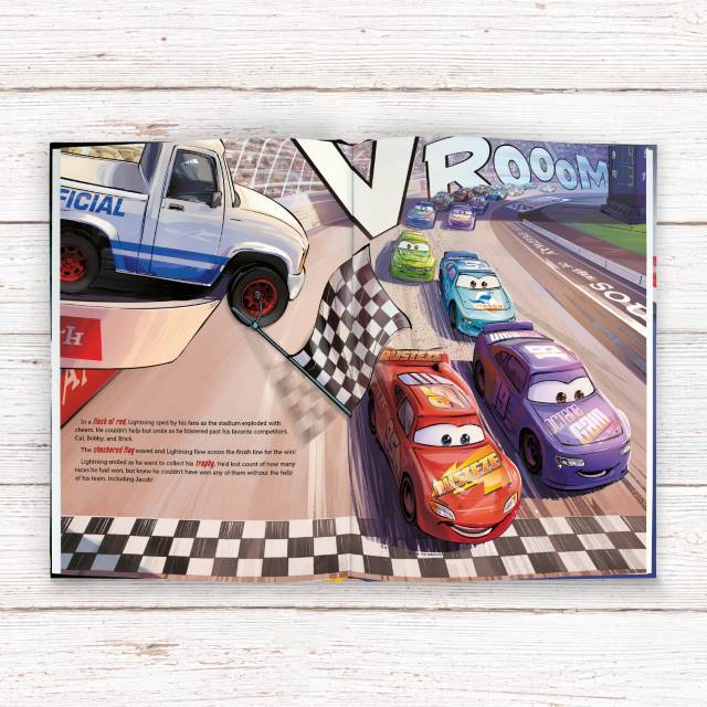 Personalised Disney Cars 3 Story Book - Shop Personalised Gifts