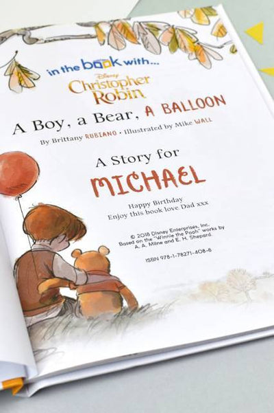 Disney's Personalised Christopher Robin Book - Shop Personalised Gifts