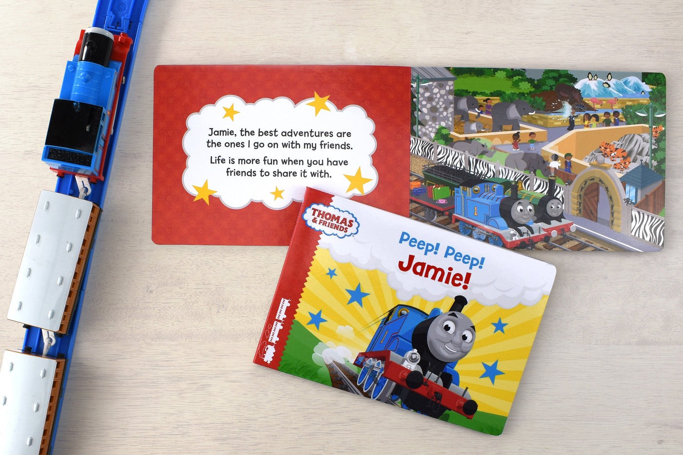 Personalised Thomas and Friends Peep Peep! Board Book - Shop Personalised Gifts