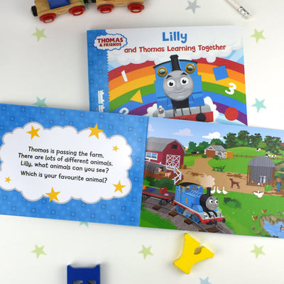 Personalised Me and Thomas Learning Together Board Book - Shop Personalised Gifts