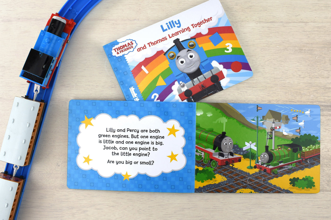Personalised Me and Thomas Learning Together Board Book - Shop Personalised Gifts