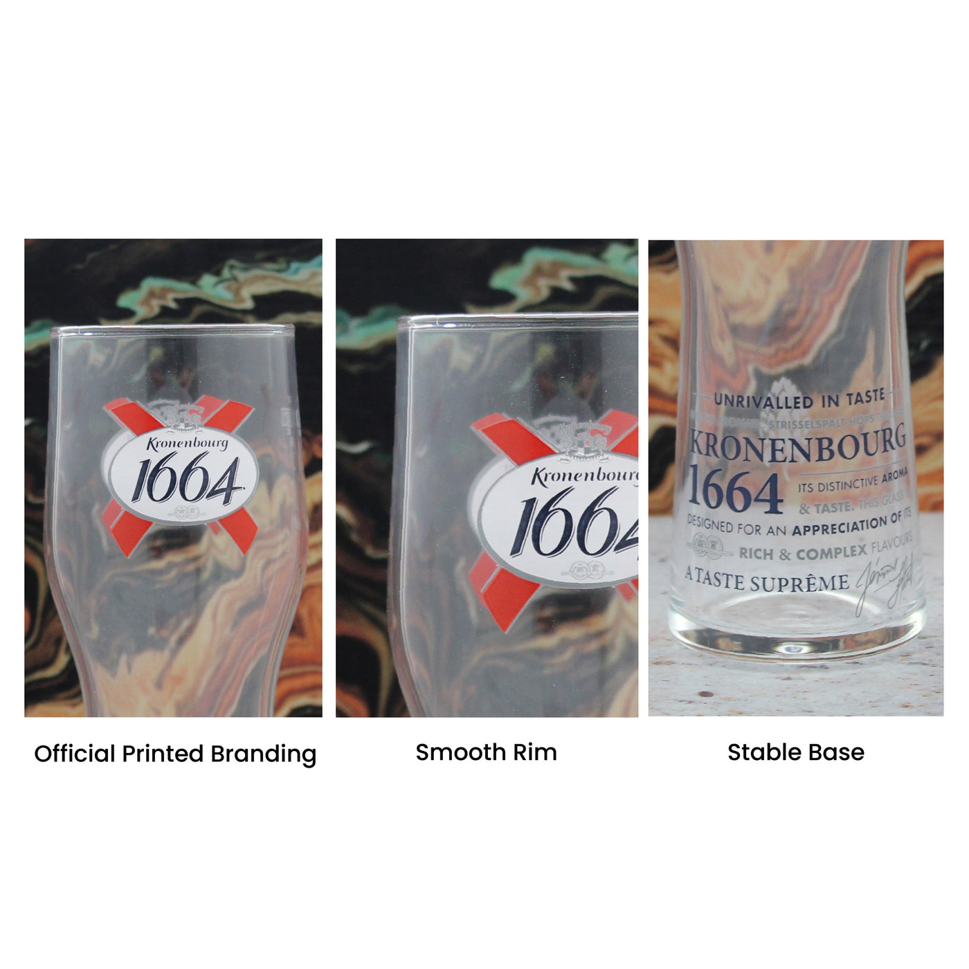Engraved Kronenbourg Pint Glass Image 7